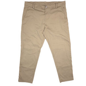 Lululemon Pants Mens 36x28 Tan Khaki Chino Commission Stretch ABC Classic Fit